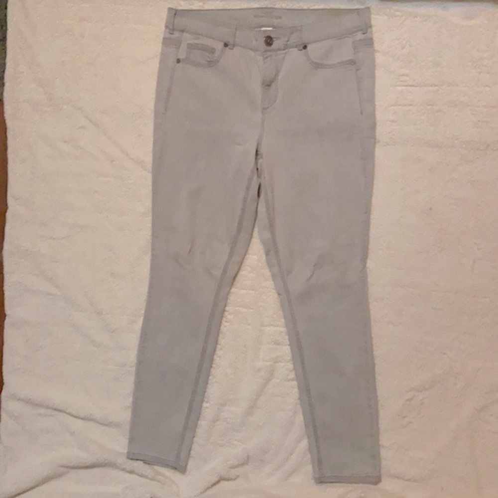 Grey stretch denim pants from Maurices 18 reg
